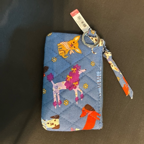 Vera Bradley zip id case in bark park - Picture 1 of 5